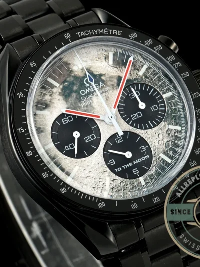 Replica Omega Black Speedmaster Planetary Limited Edition - Swiss Movement Replica Watch