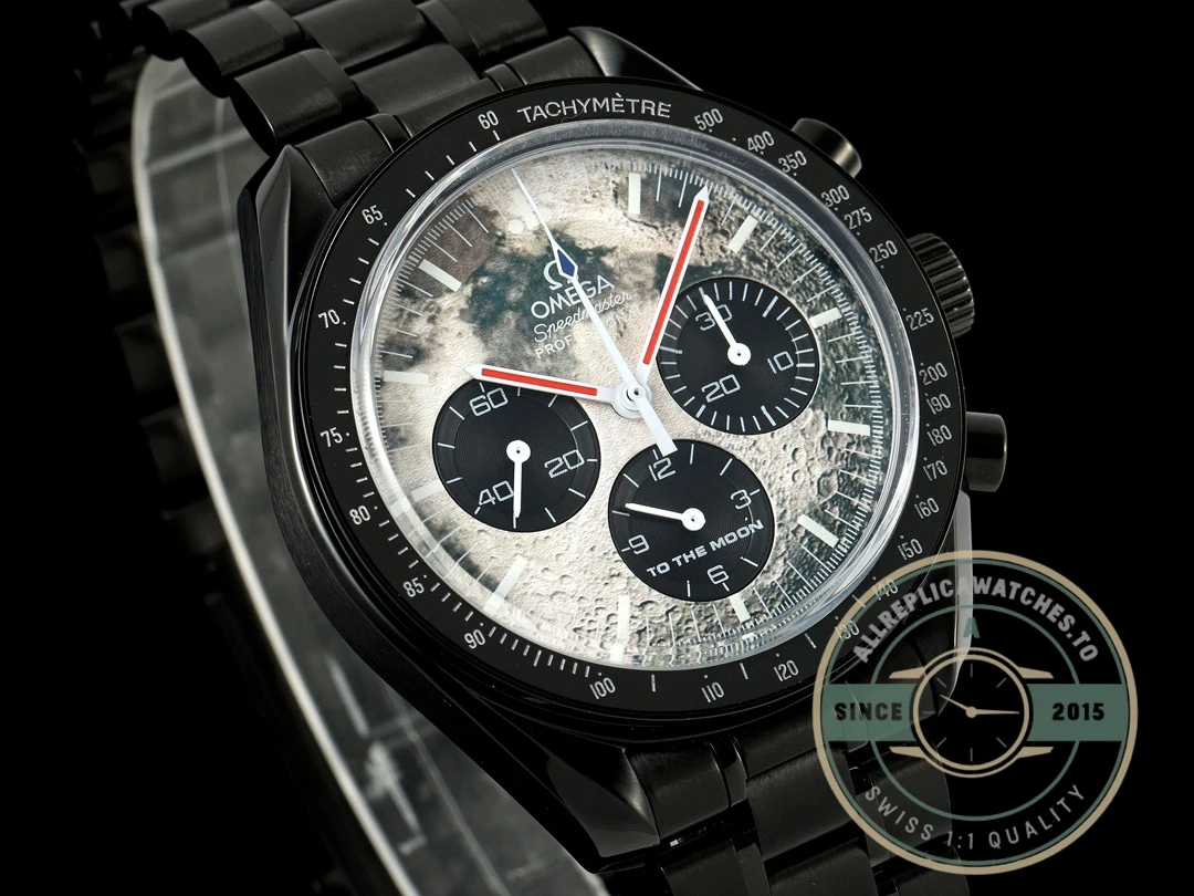 Replica Omega Black Speedmaster Planetary Limited Edition - Swiss Movement Replica Watch