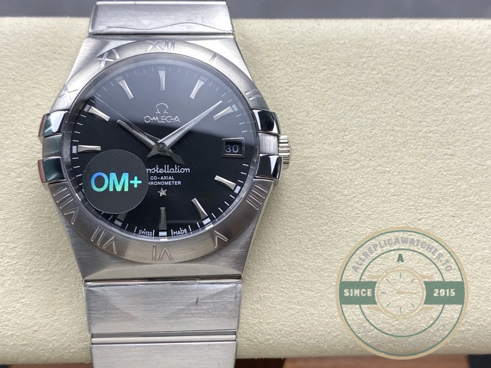 Replica Omega Constellation Black Dial 38mm 123.10.38.21.01.001 - Affordable Luxury Replica Timepiece