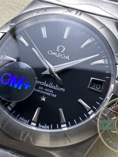 Replica Omega Constellation Black Dial 38mm 123.10.38.21.01.001 - 1:1 Swiss Replica Watch