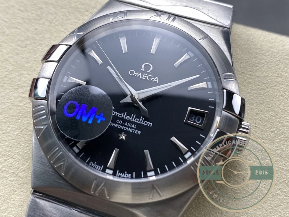 Replica Omega Constellation Black Dial 38mm 123.10.38.21.01.001 - 1:1 Swiss Replica Watch