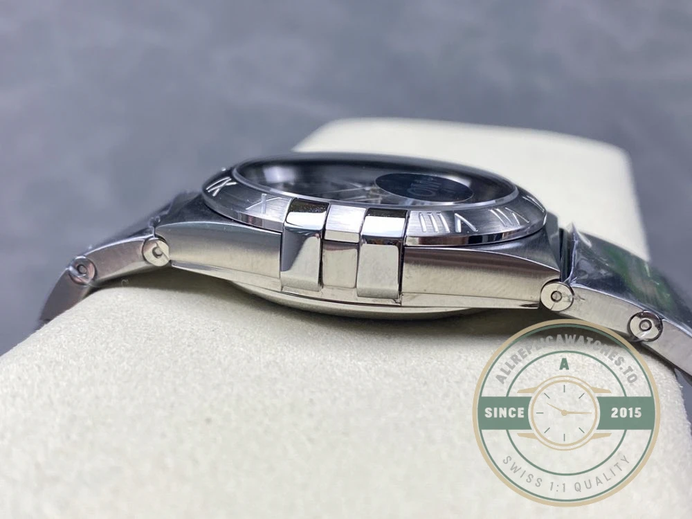 Replica Omega Constellation Black Dial 38mm 123.10.38.21.01.001 - Swiss Movement Replica Watch