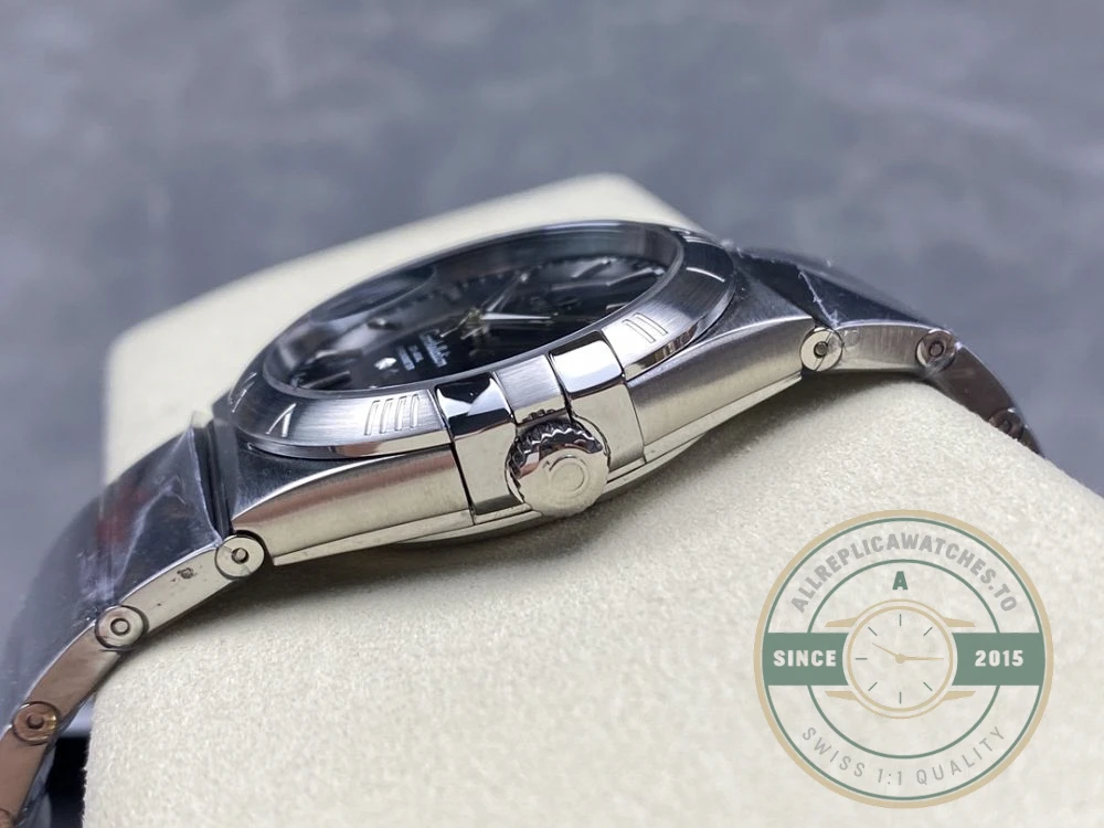 Replica Omega Constellation Black Dial 38mm 123.10.38.21.01.001 - Swiss Movement Replica Watch