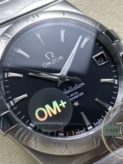 Replica Omega Constellation Black Dial 38mm 123.10.38.21.01.001 - Budget Luxury Replica Watch