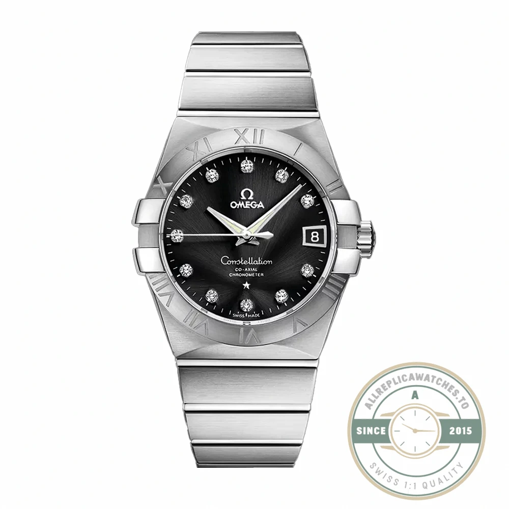 Replica Omega Constellation Black Dial 38mm 123.10.38.21.51.001 - Swiss-Made Clone Watch