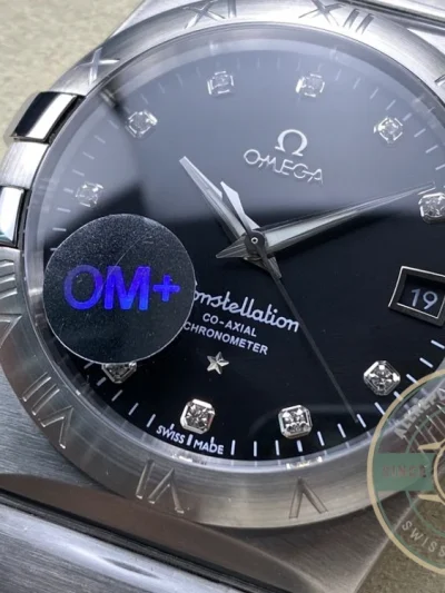 Replica Omega Constellation Black Dial 38mm 123.10.38.21.51.001 - Premium Super Clone Watch