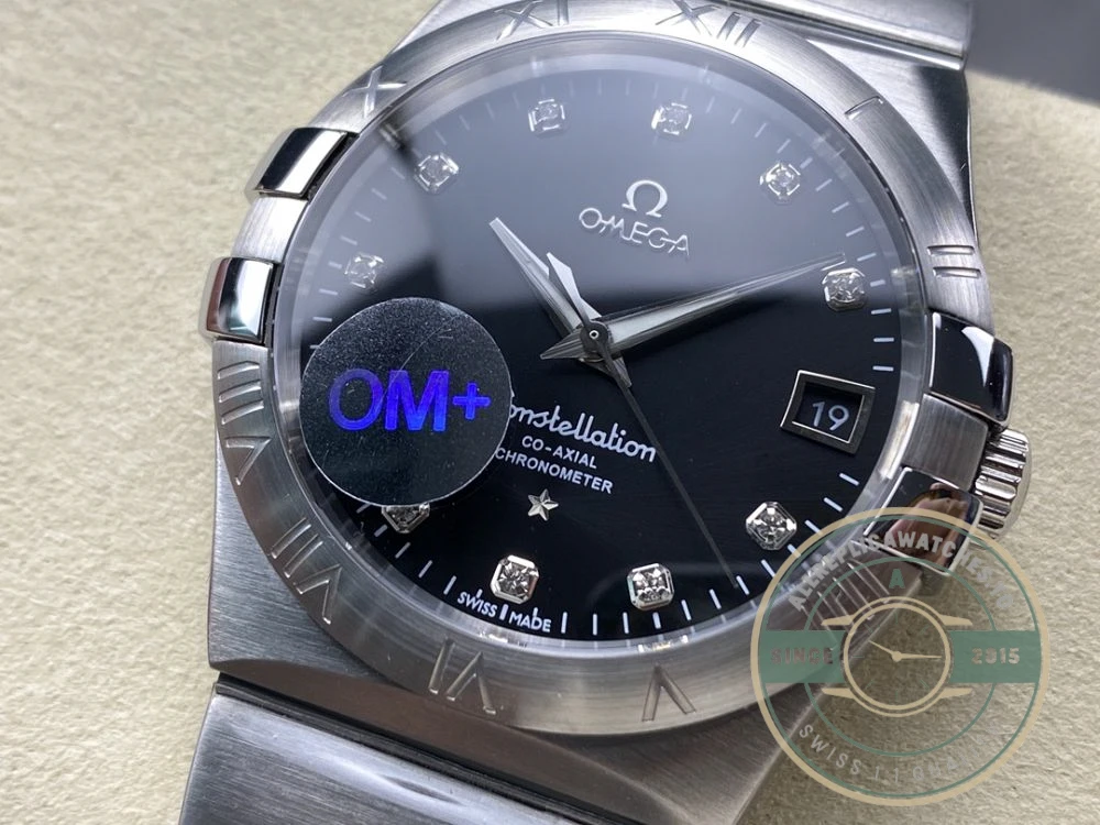 Replica Omega Constellation Black Dial 38mm 123.10.38.21.51.001 - Premium Super Clone Watch