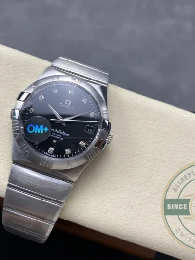 Replica Omega Constellation Black Dial 38mm 123.10.38.21.51.001 - Swiss-Made Clone Watch