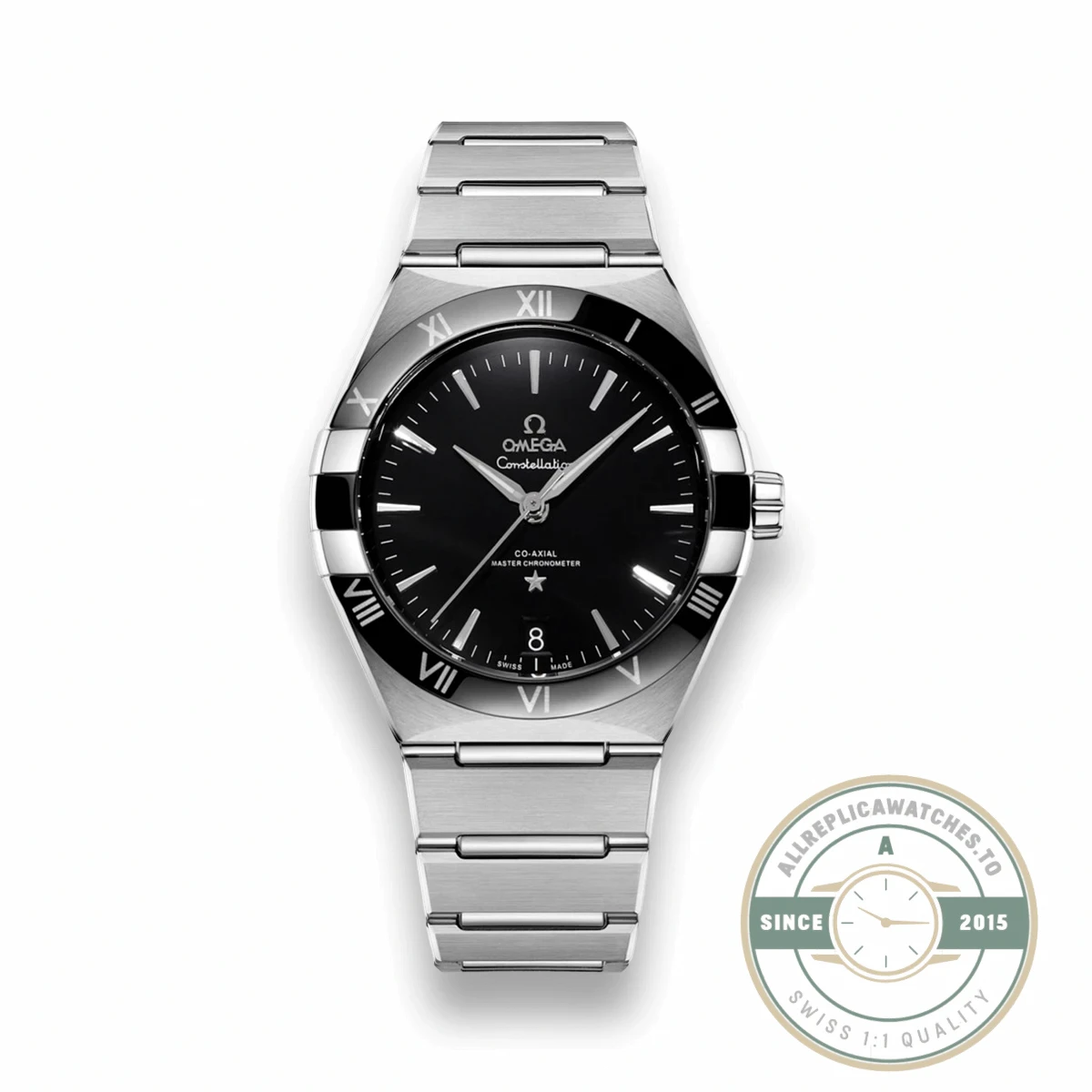 Replica Omega Constellation Black Dial 41mm 131.33.41.21.01.001 - Swiss Movement Replica Watch