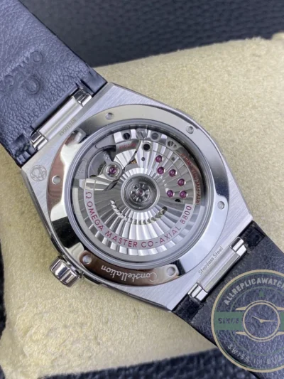 Replica Omega Constellation Black, Leather Strap 131.33.41.21.01.001 - Affordable Super Clone Watch
