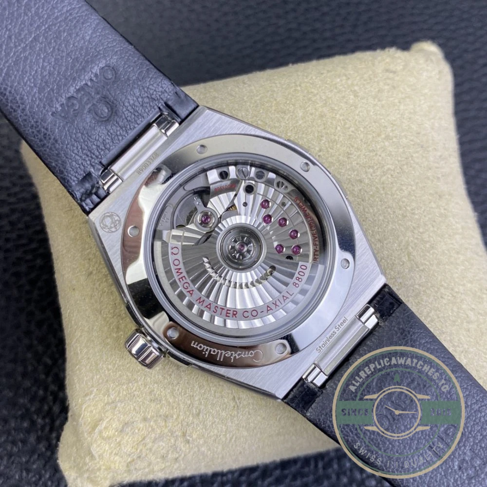 Replica Omega Constellation Black, Leather Strap 131.33.41.21.01.001 - Affordable Super Clone Watch