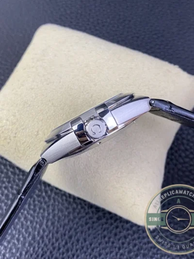 Replica Omega Constellation Black, Leather Strap 131.33.41.21.01.001 - Factory Super Clone Watch