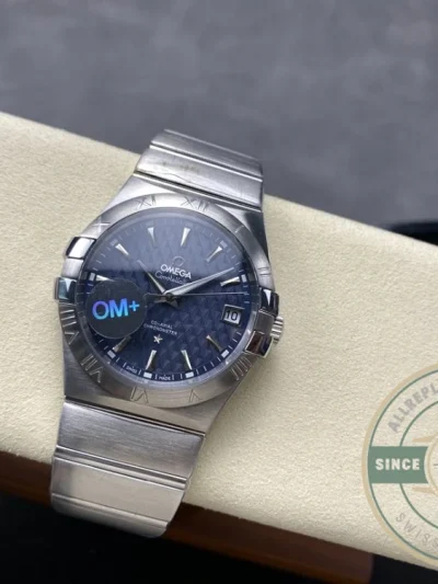 Replica Omega Constellation Blue Dial 38mm 123.10.38.21.03.001 - Best Quality Replica Watch
