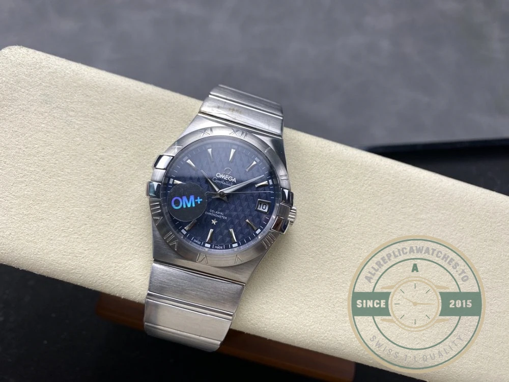 Replica Omega Constellation Blue Dial 38mm 123.10.38.21.03.001 - Best Quality Replica Watch