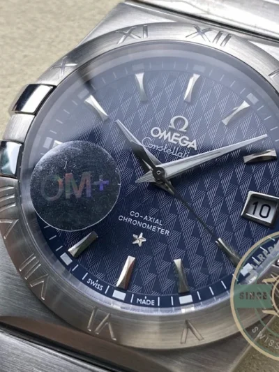 Replica Omega Constellation Blue Dial 38mm 123.10.38.21.03.001 - Premium Super Clone Watch