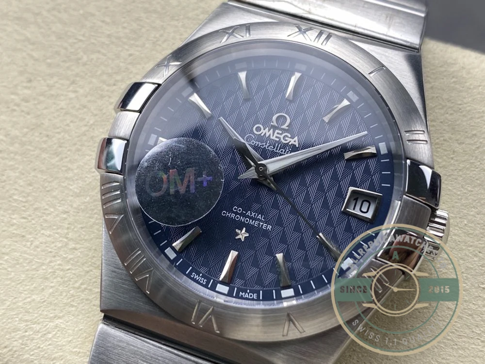 Replica Omega Constellation Blue Dial 38mm 123.10.38.21.03.001 - Premium Super Clone Watch