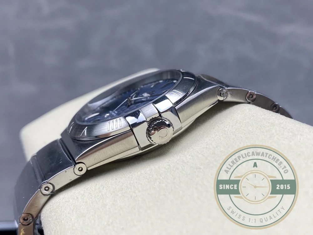 Replica Omega Constellation Blue Dial 38mm 123.10.38.21.03.001 - Affordable Luxury Replica Timepiece