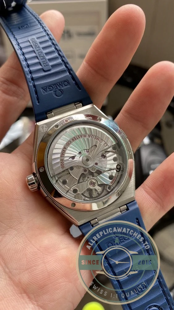Replica Omega Constellation Blue Dial, Leather Strap 131.33.41.21.03.001 - Best Quality Replica Watch