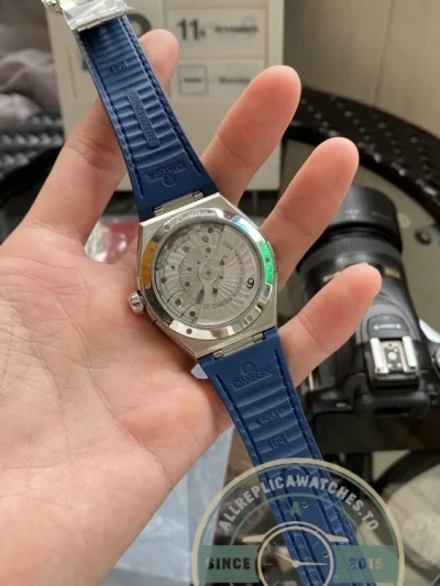 Replica Omega Constellation Blue Dial, Leather Strap 131.33.41.21.03.001 - Factory Super Clone Watch