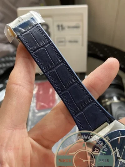 Replica Omega Constellation Blue Dial, Leather Strap 131.33.41.21.03.001 - Luxury Replica Watch