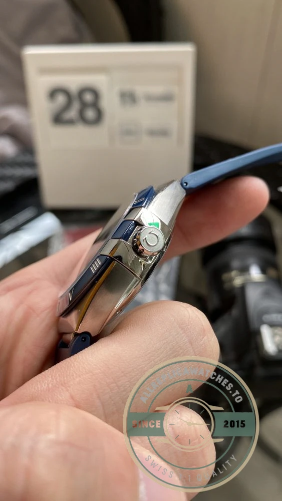 Replica Omega Constellation Blue Dial, Leather Strap 131.33.41.21.03.001 - Luxury Replica Watch