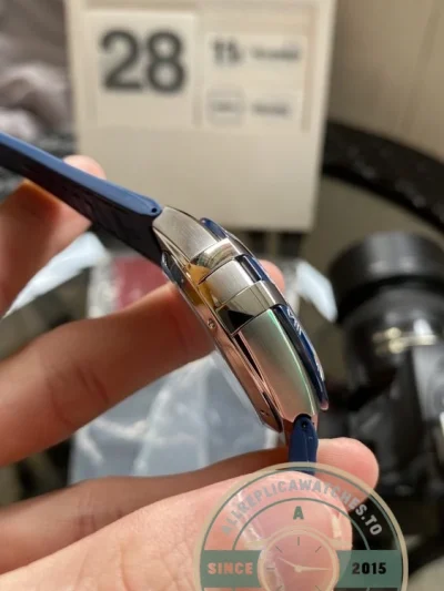 Replica Omega Constellation Blue Dial, Leather Strap 131.33.41.21.03.001 - Luxury Replica Watch