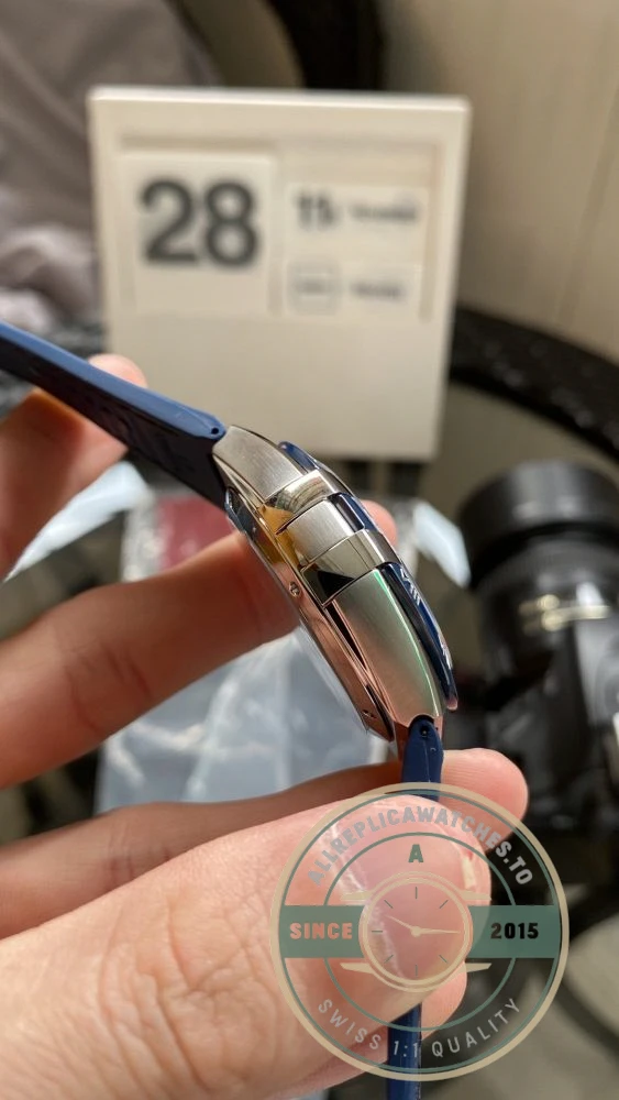 Replica Omega Constellation Blue Dial, Leather Strap 131.33.41.21.03.001 - Luxury Replica Watch
