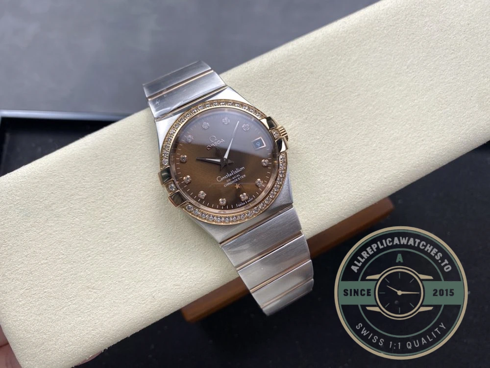 Replica Omega Constellation Brown Dial 38mm 123.25.38.21.63.001 - 1:1 Swiss Replica Watch