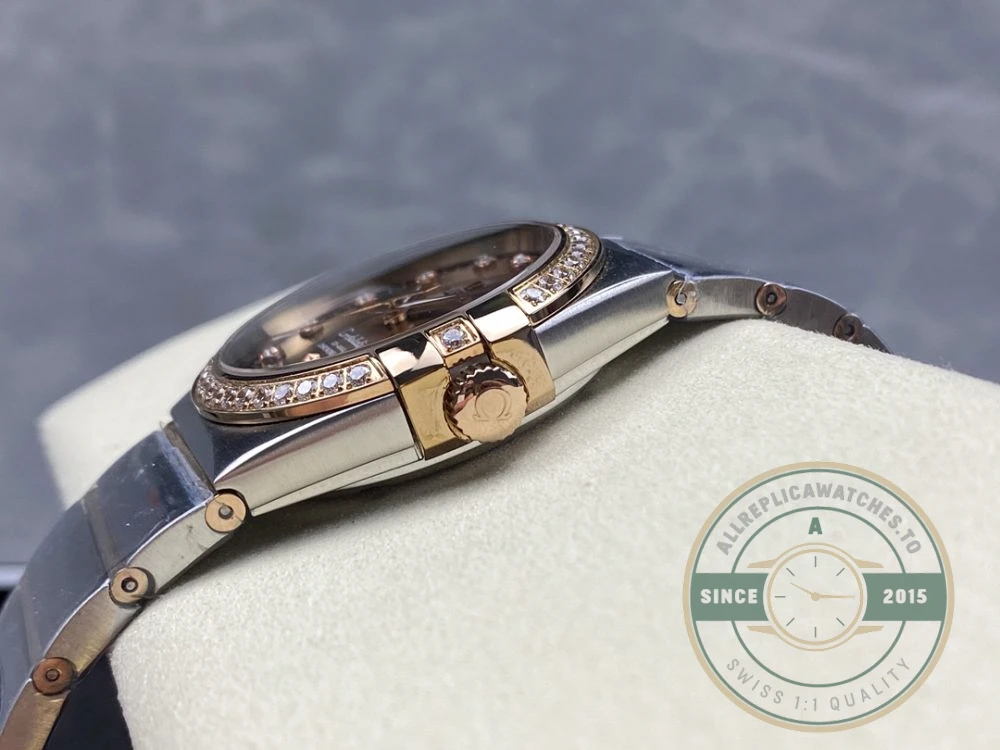Replica Omega Constellation Brown Dial 38mm 123.25.38.21.63.001 - Luxury Replica Watch