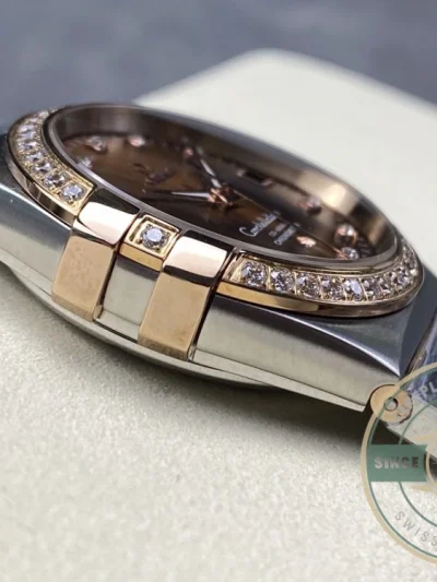 Replica Omega Constellation Brown Dial 38mm 123.25.38.21.63.001 - Swiss-Made Clone Watch