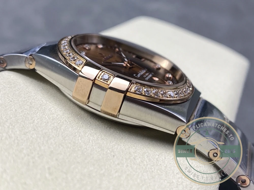 Replica Omega Constellation Brown Dial 38mm 123.25.38.21.63.001 - Swiss-Made Clone Watch