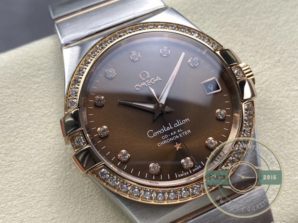 Replica Omega Constellation Brown Dial 38mm 123.25.38.21.63.001 - 1:1 Swiss Replica Watch