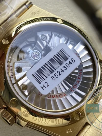 Replica Omega Constellation Full Gold 38mm 123.50.38.21.08.001 - High-Grade Replica Watch