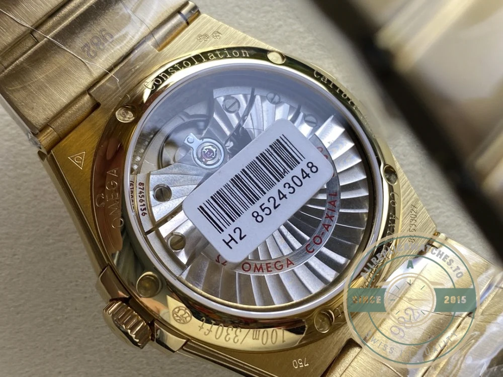 Replica Omega Constellation Full Gold 38mm 123.50.38.21.08.001 - High-Grade Replica Watch