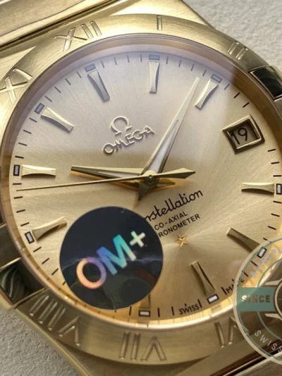 Replica Omega Constellation Full Gold 38mm 123.50.38.21.08.001 - Best Quality Replica Watch