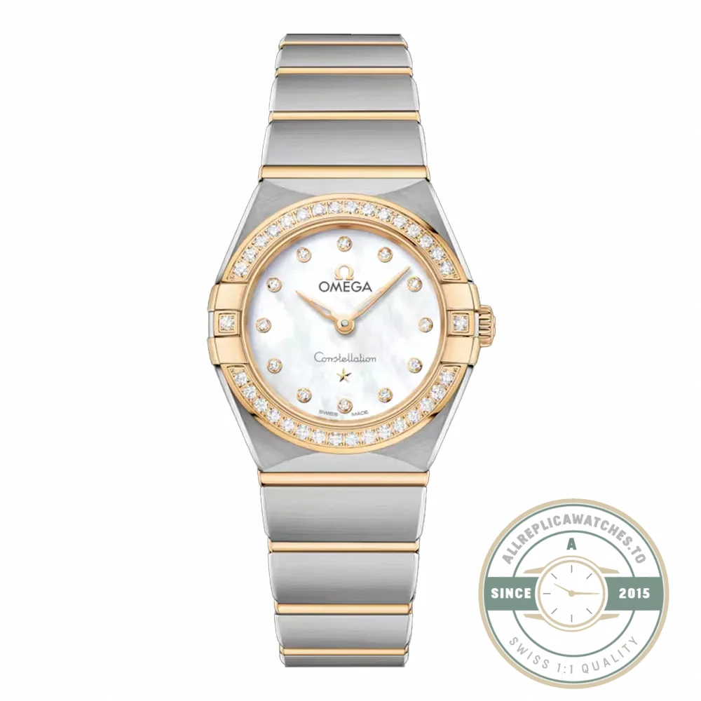 Replica Omega Constellation Gold, 25mm 131.25.25.60.55.002 - Swiss-Made Clone Watch