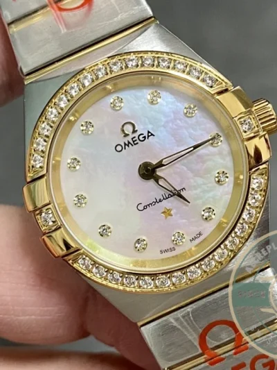 Replica Omega Constellation Gold, 25mm 131.25.25.60.55.002 - Swiss-Made Clone Watch