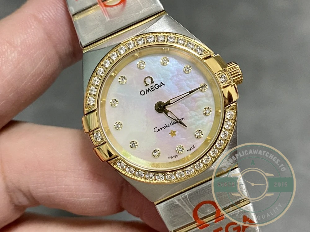 Replica Omega Constellation Gold, 25mm 131.25.25.60.55.002 - Swiss-Made Clone Watch