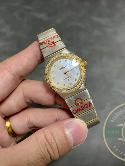 Replica Omega Constellation Gold, 25mm 131.25.25.60.55.002 - Budget Luxury Replica Watch
