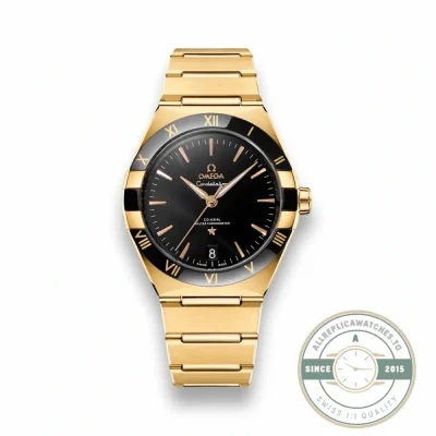 Replica Omega Constellation Gold, Black Dial 41mm 131.63.41.21.01.001 - Top-Tier Swiss Replica Watch