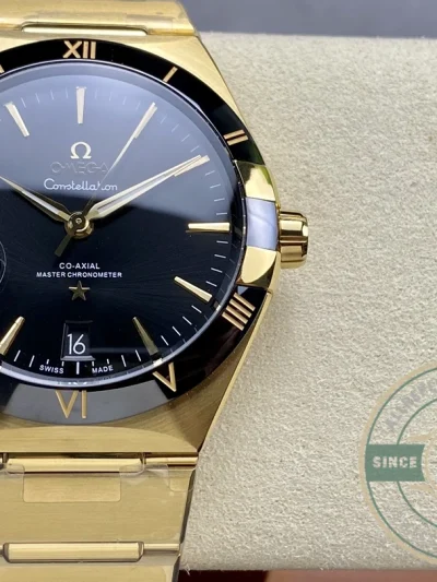 Replica Omega Constellation Gold, Black Dial 41mm 131.63.41.21.01.001 - Top-Tier Swiss Replica Watch