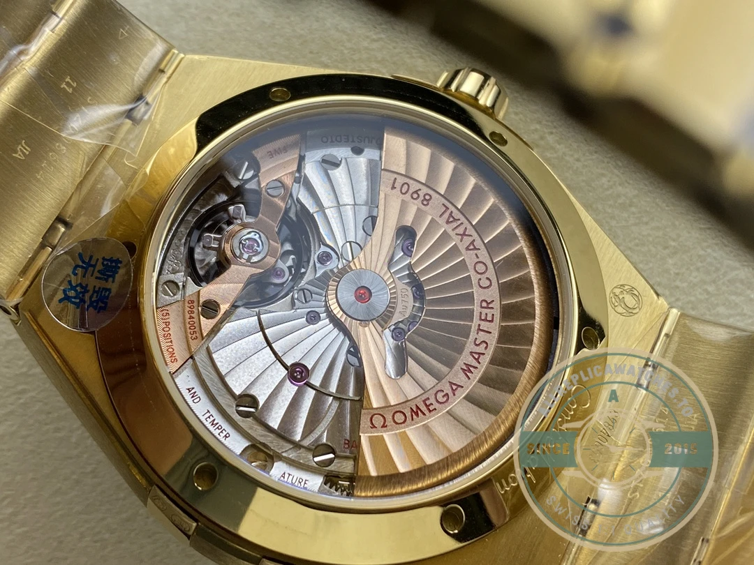 Replica Omega Constellation Gold, Black Dial 41mm 131.63.41.21.01.001 - Budget Luxury Replica Watch