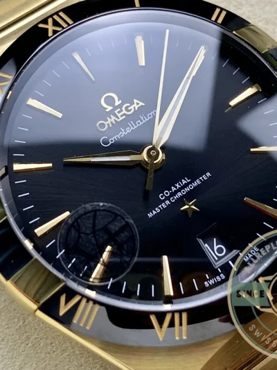 Replica Omega Constellation Gold, Black Dial 41mm 131.63.41.21.01.001 - 1:1 Swiss Replica Watch