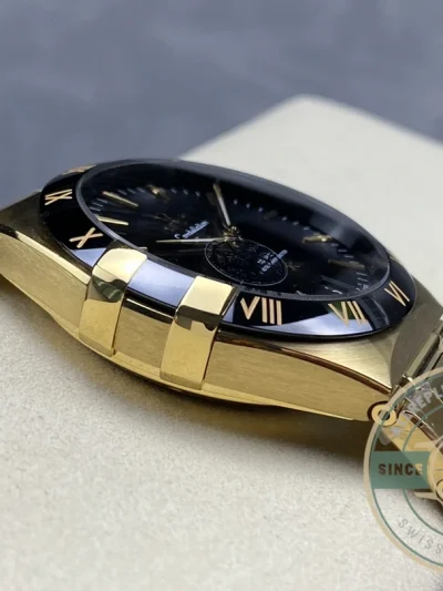 Replica Omega Constellation Gold, Black Dial 41mm 131.63.41.21.01.001 - Swiss-Made Clone Watch