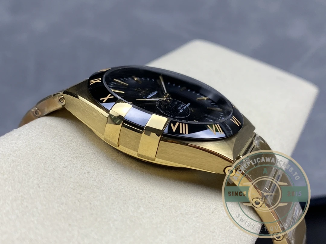 Replica Omega Constellation Gold, Black Dial 41mm 131.63.41.21.01.001 - Swiss-Made Clone Watch