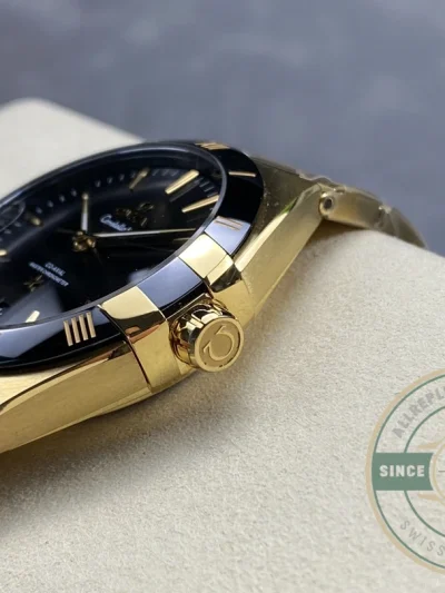 Replica Omega Constellation Gold, Black Dial 41mm 131.63.41.21.01.001 - High-Grade Replica Watch