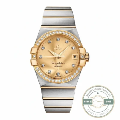 Replica Omega Constellation Gold Dial 38mm 123.25.38.21.58.001 - Premium Super Clone Watch