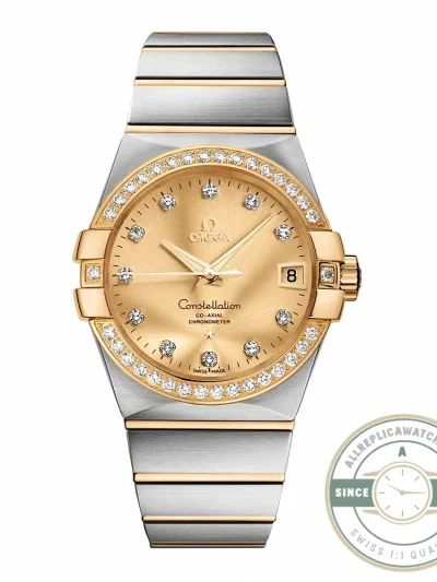 Replica Omega Constellation Gold Dial 38mm 123.25.38.21.58.001 - Premium Super Clone Watch