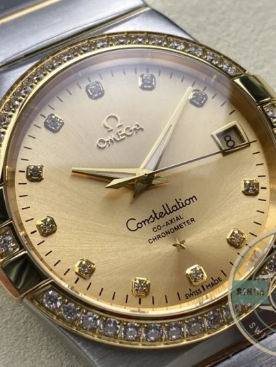 Replica Omega Constellation Gold Dial 38mm 123.25.38.21.58.001 - Swiss-Made Clone Watch