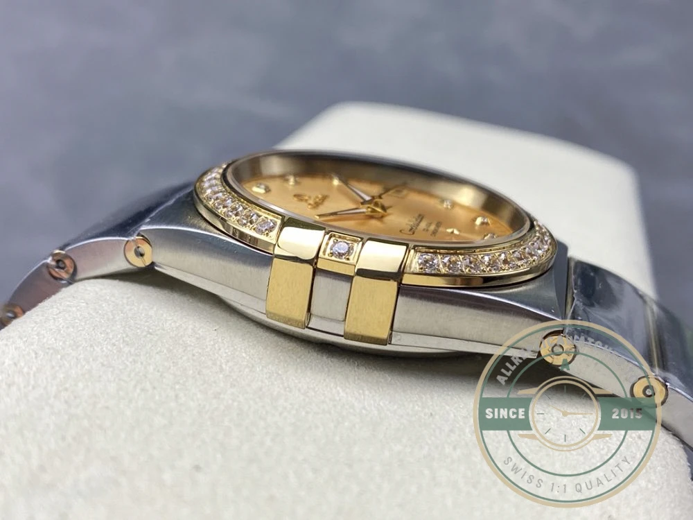 Replica Omega Constellation Gold Dial 38mm 123.25.38.21.58.001 - Affordable Luxury Replica Timepiece